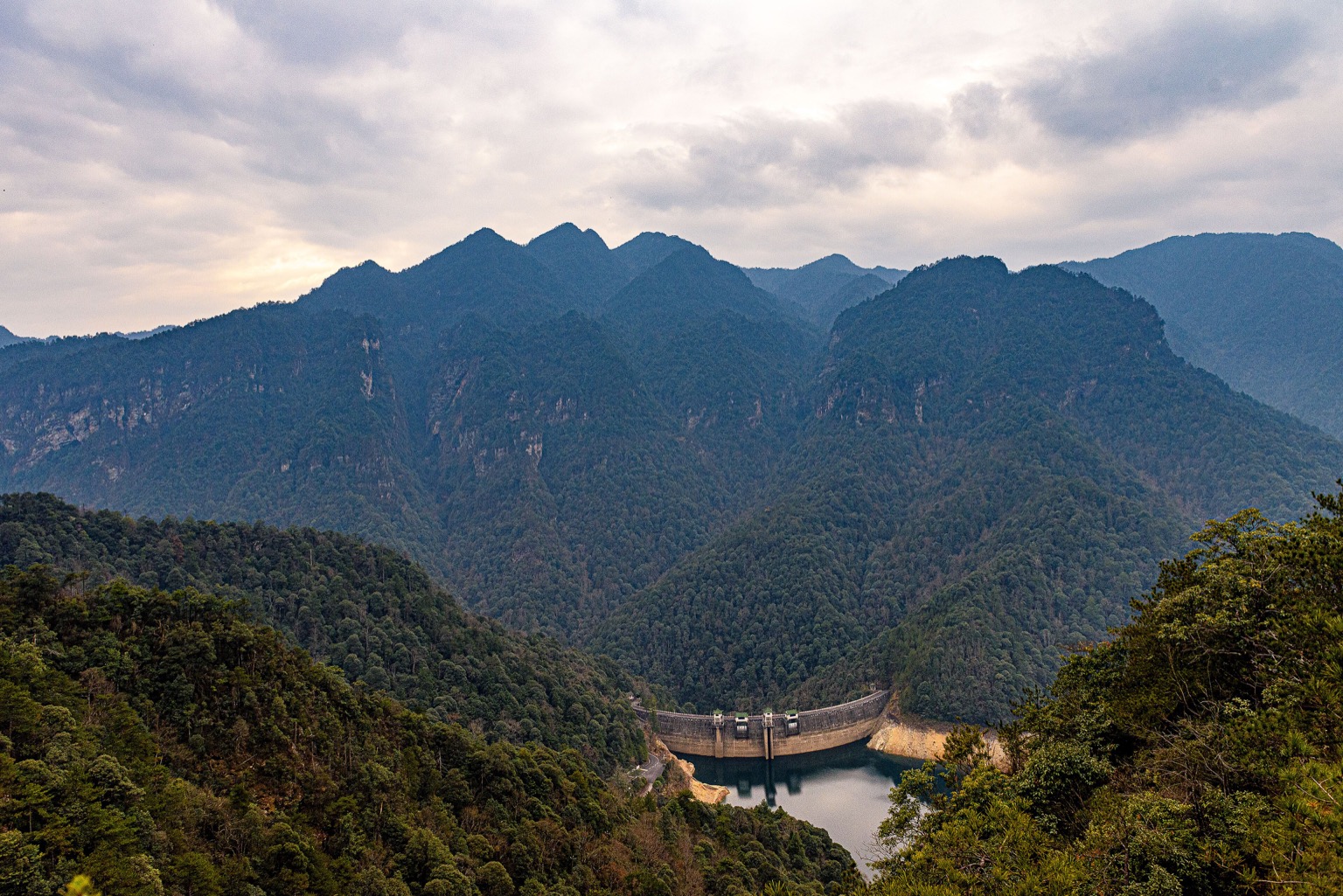 井冈山五指峰实景