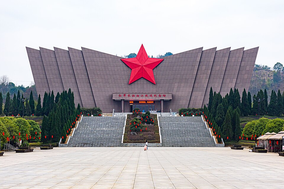 红军长征湘江战役纪念馆实景（广西全州）